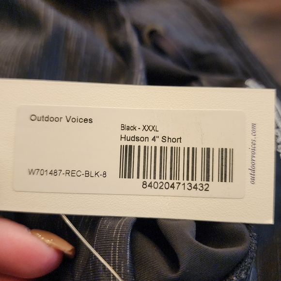 NWT Outdoor Voices 4" Short Brief Lined 2 Pockets Size XXXL 18-20 - Picture 4 of 16